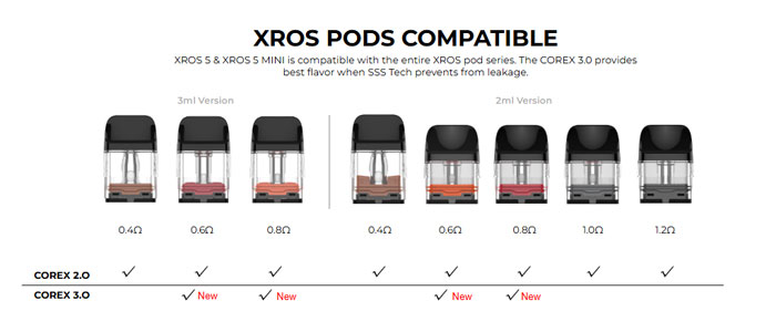 achat en gros cartouche xros vaporesso