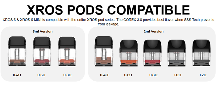 cartouche xros corex 3 vaporesso grossiste