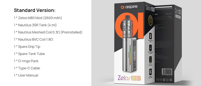 meilleur grossiste kit aspire zelos m80