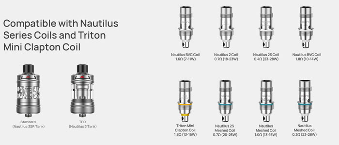 fournisseur resistance nautilus aspire
