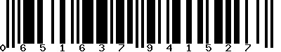 EAN-13 : 0651637941527 EAN-13 : 0651637941527