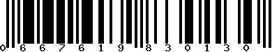 EAN-13 : 0667619830130