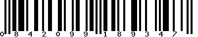 EAN-13 : 0842099189347 EAN-13 : 0842099189347