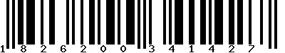 EAN-13 : 1826200341427