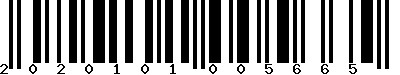 Code barre 2020101005665