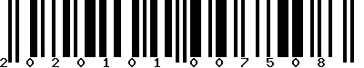 Code barre 2020101007508