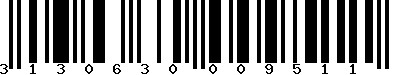 EAN-13 : 3130630009511 EAN-13 : 3130630009511