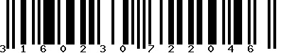 EAN-13 : 3160230722046 EAN-13 : 3160230722046