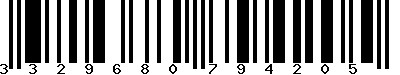 EAN-13 : 3329680794205 EAN-13 : 3329680794205