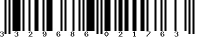 EAN-13 : 3329686021763 EAN-13 : 3329686021763