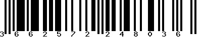 EAN-13 : 3662572248036 EAN-13 : 3662572248036