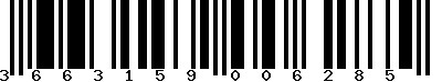 EAN-13 : 3663159006285 EAN-13 : 3663159006285