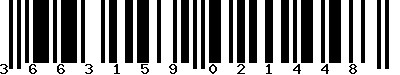 EAN-13 : 3663159021448 EAN-13 : 3663159021448