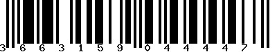 EAN-13 : 3663159044447 EAN-13 : 3663159044447
