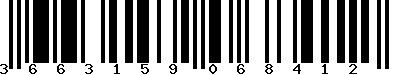 EAN-13 : 3663159068412 EAN-13 : 3663159068412