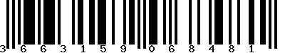 EAN-13 : 3663159068481 EAN-13 : 3663159068481