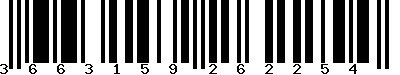 EAN-13 : 3663159262254 EAN-13 : 3663159262254