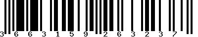 EAN-13 : 3663159263237 EAN-13 : 3663159263237
