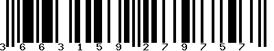 EAN-13 : 3663159279757 EAN-13 : 3663159279757