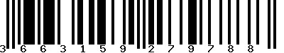 EAN-13 : 3663159279788 EAN-13 : 3663159279788
