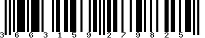 EAN-13 : 3663159279825 EAN-13 : 3663159279825