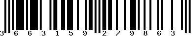 EAN-13 : 3663159279863 EAN-13 : 3663159279863