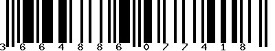 EAN-13 : 3664886077418 EAN-13 : 3664886077418