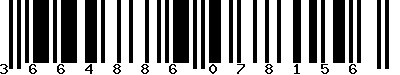 EAN-13 : 3664886078156 EAN-13 : 3664886078156