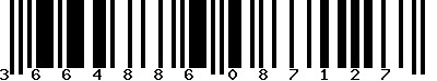 EAN-13 : 3664886087127 EAN-13 : 3664886087127