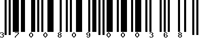 EAN-13 : 3700809000368 EAN-13 : 3700809000368