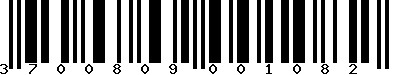 EAN-13 : 3700809001082 EAN-13 : 3700809001082