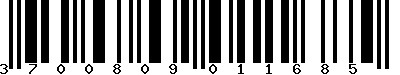 EAN-13 : 3700809011685 EAN-13 : 3700809011685