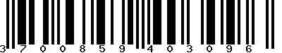EAN-13 : 3700859403096 EAN-13 : 3700859403096