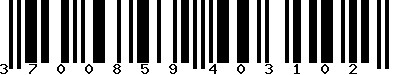 EAN-13 : 3700859403102 EAN-13 : 3700859403102