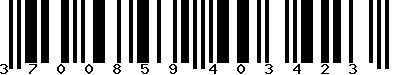 EAN-13 : 3700859403423 EAN-13 : 3700859403423