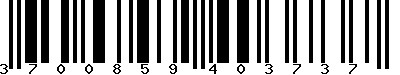 EAN-13 : 3700859403737 EAN-13 : 3700859403737