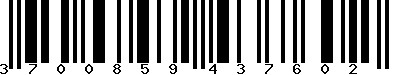 EAN-13 : 3700859437602 EAN-13 : 3700859437602