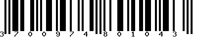 EAN-13 : 3700974801043 EAN-13 : 3700974801043