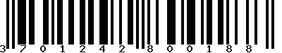 EAN-13 : 3701242800188 EAN-13 : 3701242800188