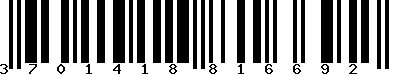 EAN-13 : 3701418816692 EAN-13 : 3701418816692