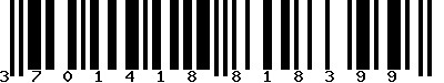 EAN-13 : 3701418818399 EAN-13 : 3701418818399