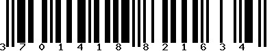 EAN-13 : 3701418821634 EAN-13 : 3701418821634