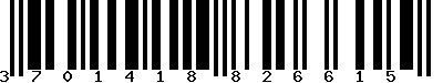 EAN-13 : 3701418826615 EAN-13 : 3701418826615