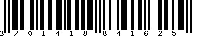 EAN-13 : 3701418841625 EAN-13 : 3701418841625