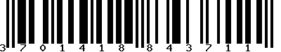 EAN-13 : 3701418843711 EAN-13 : 3701418843711
