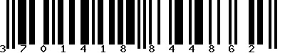 EAN-13 : 3701418844862 EAN-13 : 3701418844862