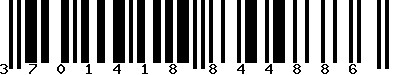 EAN-13 : 3701418844886 EAN-13 : 3701418844886