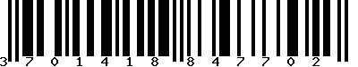 EAN-13 : 3701418847702 EAN-13 : 3701418847702