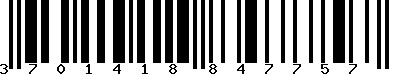 EAN-13 : 3701418847757 EAN-13 : 3701418847757