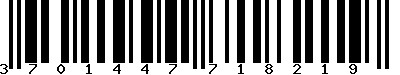 EAN-13 : 3701447718219 EAN-13 : 3701447718219